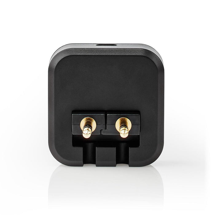 Nedis Bluetooth® Transmitter - Connection input: 2x 3.5 mm Male, SBC, Up to 1 Device, Automatic power off function - Black