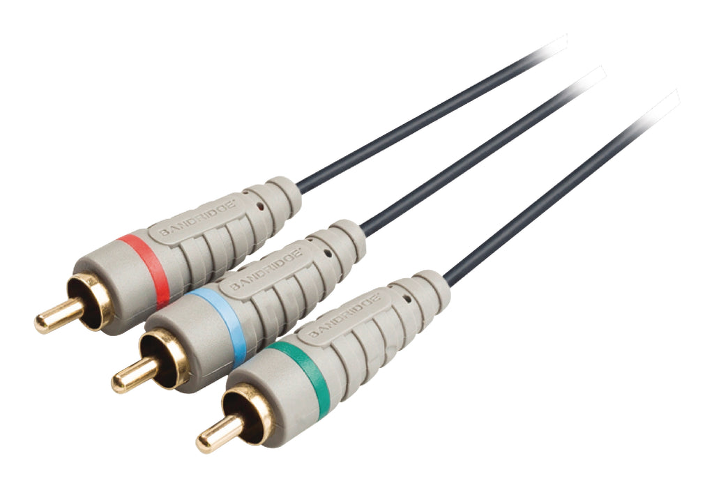 Bandridge Component Video Cable 3x RCA Male - 3x RCA Male 5.00 m Blue