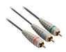 Bandridge Component Video Cable 3x RCA Male - 3x RCA Male 5.00 m Blue