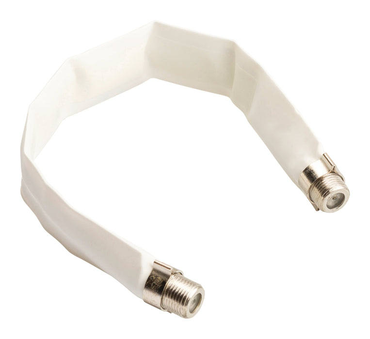 Bandridge Flat Antenna Cable F Female - F Female 0.20 m White