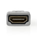 Bandridge HDMI Adapter - HDMI Micro Connector - HDMI Female - Grey, 