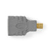 Bandridge HDMI Adapter - HDMI Micro Connector - HDMI Female - Grey, 