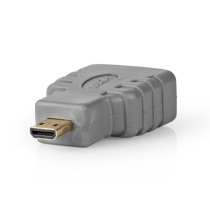 Bandridge HDMI Adapter - HDMI Micro Connector - HDMI Female - Grey, 