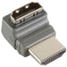 Bandridge High Speed HDMI with Ethernet Adapter Angled 270° HDMI Connector - HDMI Female Grey