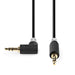 Nedis Stereo Audio Cable - 3.5 mm Male, 3.5 mm Male, Gold Plated, Anthracite - Box