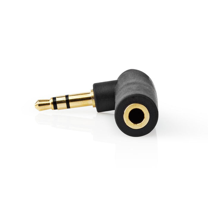 Nedis Stereo Audio Adapter - 3.5 mm Male, 3.5 mm Female, Gold Plated, 1 pcs - Window Box