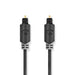 Nedis Optical Audio Cable - TosLink Male, TosLink Male, 1.00 m, Anthracite - Box