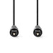 Nedis Optical Audio Cable - TosLink Male, TosLink Male, 1.00 m, Black - Box