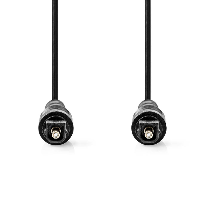 Nedis Optical Audio Cable - TosLink Male, TosLink Male, 3.00 m, Black - Box