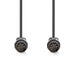 Nedis DIN Audio Cable - DIN 5-Pin Male, DIN 5-Pin Male, Nickel Plated, Black - Label