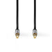 Nedis Stereo Audio Cable - 2.5 mm Male, 3.5 mm Male, Gold Plated, Round - Label