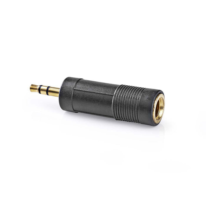 Nedis Stereo Audio Adapter - 3.5 mm Male, 6.35 mm Female, Gold Plated, 10 pcs - Polybag