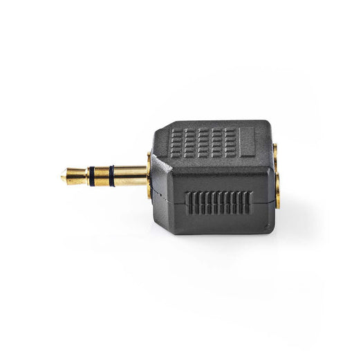 Nedis Stereo Audio Adapter - 3.5 mm Male, 2x 3.5 mm Female, Gold Plated, 10 pcs - Polybag