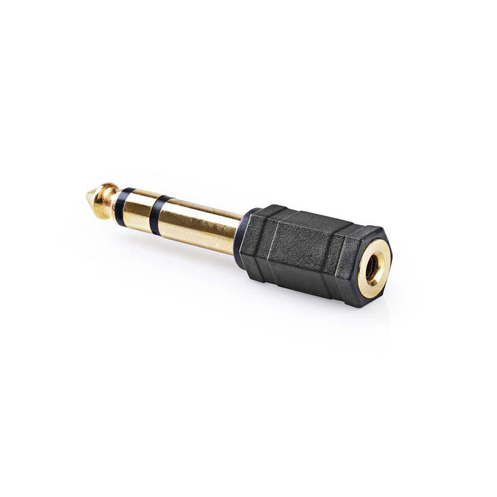 Nedis Stereo Audio Adapter - 6.35 mm Male, 3.5 mm Female, Gold Plated, 10 pcs - Polybag