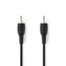 Nedis Subwoofer Cable - RCA Male, RCA Male, Nickel Plated, Black - Polybag