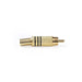 Nedis RCA Connector - Straight, Male, Gold Plated, 10 pcs - Polybag