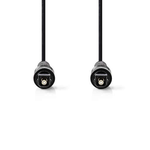 Nedis Optical Audio Cable - TosLink Male, TosLink Male, 1.00 m, Black - Tag