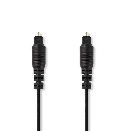 Nedis Optical Audio Cable - TosLink Male, TosLink Male, 1.00 m, Black - Tag