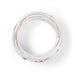 Nedis Speaker Cable - 2x 0.75 mm², CCA, 15.0 m, White - Wrap