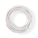 Nedis Speaker Cable - 2x 2.50 mm², CCA, 15.0 m, White - Wrap