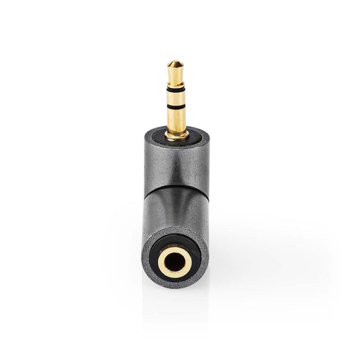 Nedis Stereo Audio Adapter - 3.5 mm Male, 3.5 mm Female, Gold Plated, 1 pcs - Cover Window Box