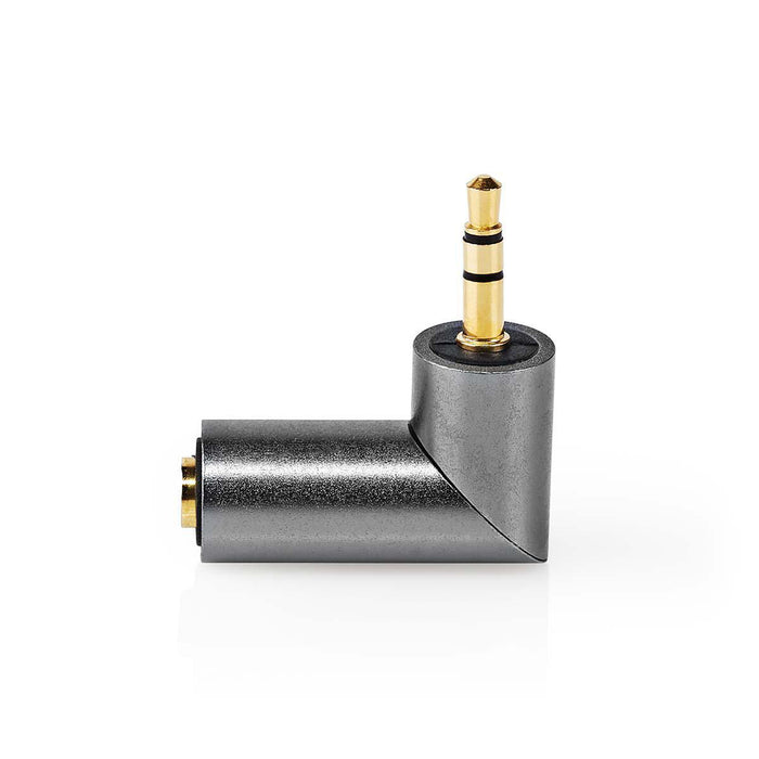 Nedis Stereo Audio Adapter - 3.5 mm Male, 3.5 mm Female, Gold Plated, 1 pcs - Cover Window Box