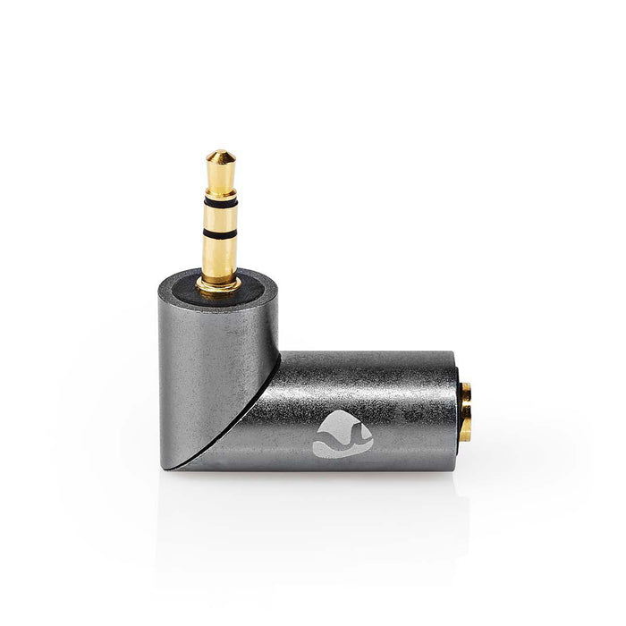 Nedis Stereo Audio Adapter - 3.5 mm Male, 3.5 mm Female, Gold Plated, 1 pcs - Cover Window Box