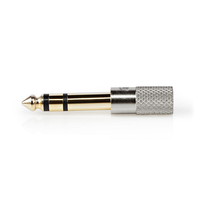 Nedis Stereo Audio Adapter - 6.35 mm Male, 3.5 mm Female, Gold Plated, 1 pcs - Cover Window Box