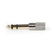 Nedis Stereo Audio Adapter - 6.35 mm Male, 3.5 mm Female, Gold Plated, 1 pcs - Cover Window Box