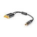 Nedis Subwoofer Cable - 2x RCA Male, RCA Female, Gold Plated, Anthracite / Gun Metal Grey - Cover Window Box