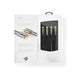 Nedis Stereo Audio Cable - 2x RCA Male, 2x RCA Male, Gold Plated, Grey / Gun Metal Grey - Cover Window Box