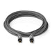 Nedis Optical Audio Cable - TosLink Male, TosLink Male, 1.00 m, Gun Metal Grey - Cover Window Box