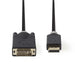 Nedis DisplayPort Cable - DisplayPort Male, DVI-D 24+1-Pin Male, 1080p, Anthracite - Polybag