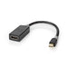 Nedis Mini DisplayPort Cable - DisplayPort 1.4, Mini DisplayPort Male, HDMI Output, Anthracite - Polybag