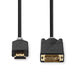 Nedis HDMI Cable - HDMI Connector, DVI-D 24+1-Pin Male, 1080p, Anthracite - Window Box with Euro Lock