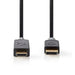 Nedis DisplayPort Cable - DisplayPort Male, HDMI Connector, 4K@30Hz, Anthracite - Box