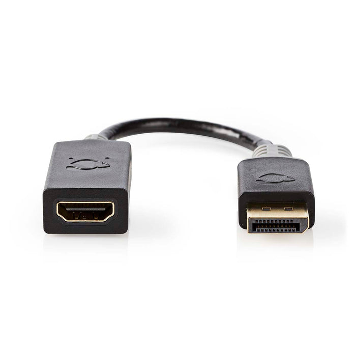 Nedis DisplayPort Cable - DisplayPort Male, HDMI Connector, 4K@30Hz, Anthracite - Box