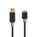 Nedis USB Cable - USB 3.2 Gen 1, USB-A Male, USB Micro-B Male, Anthracite - Box