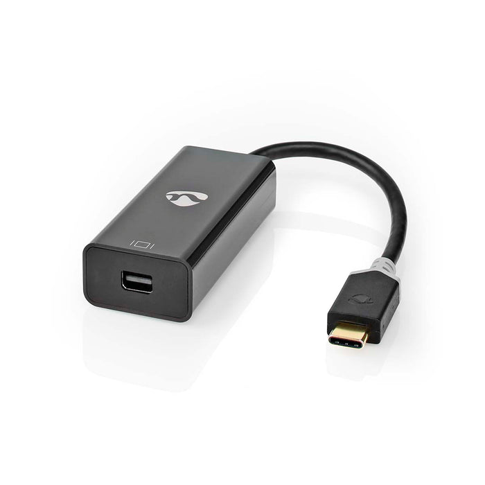 Nedis USB Adapter - USB 3.2 Gen 1, USB-C Male, Mini DisplayPort Female, Anthracite - Window Box