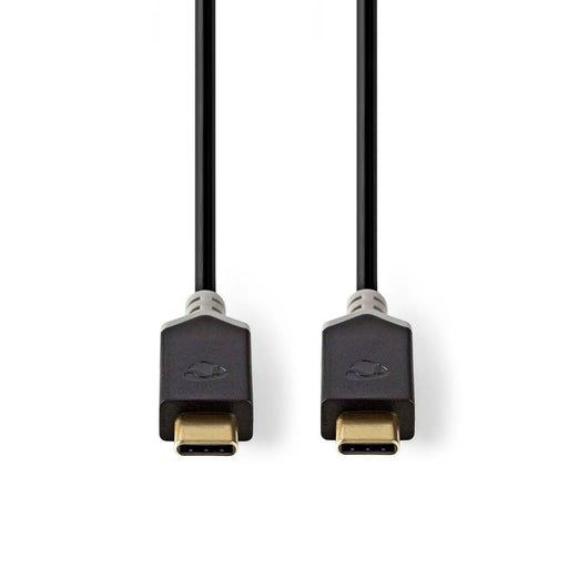 Nedis USB Cable - USB 3.2 Gen 1, USB-C Male, USB-C Male, Black - Box