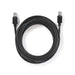 Nedis CAT5e Cable - U/UTP, RJ45 Male, RJ45 Male, Anthracite - Window Box