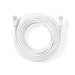 Nedis CAT6 Cable - RJ45 Male, RJ45 Male, F/UTP, White - Window Box