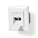 Nedis Network Wall Box - In-Wall, 2 port(s), CAT6, White - Box