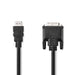 Nedis HDMI Cable - HDMI Connector, DVI-D 24+1-Pin Male, 1080p, Black - Box