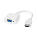 Nedis VGA Adapter - HDMI Connector, VGA Female, Nickel Plated, White - Box