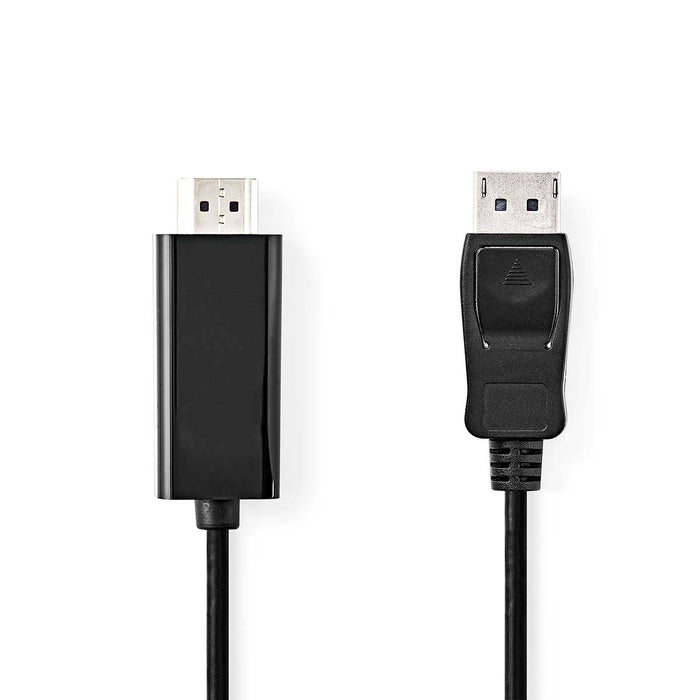 Nedis DisplayPort Cable - DisplayPort Male, HDMI Connector, 4K@30Hz, Anthracite - Box