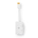 Nedis DisplayPort Adapter - DisplayPort Male, DVI-D 24+1-Pin Female / HDMI Female / VGA Female, 4K@60Hz, White - Box