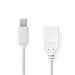 Nedis Mini DisplayPort Cable - DisplayPort 1.2, Mini DisplayPort Male, DisplayPort Female, White - Box