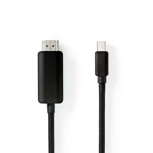 Nedis Mini DisplayPort Cable - DisplayPort 1.4, Mini DisplayPort Male, HDMI Connector, Black - Blister