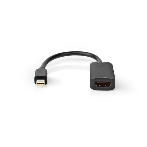 Nedis Mini DisplayPort Cable - DisplayPort 1.4, Mini DisplayPort Male, HDMI Output, Black - Blister